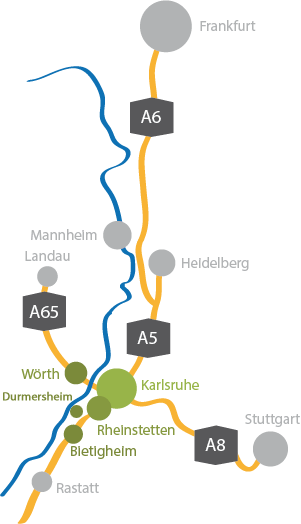 Ferienwohnungen Region Karlsruhe